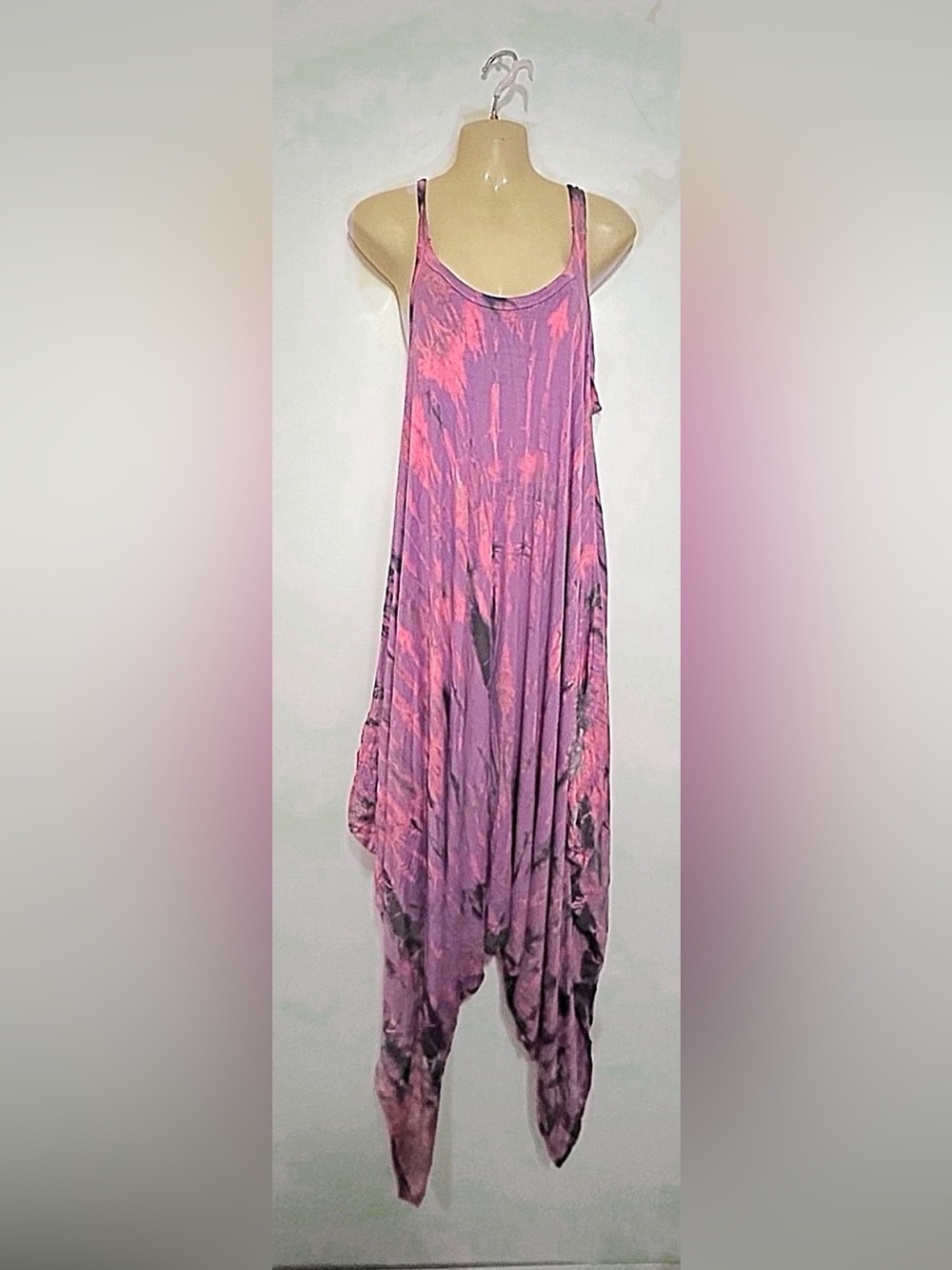 Tie-Dye Pink Romper